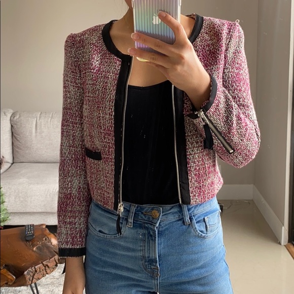 Cropped Tweed Jacket - Picture 6 of 8